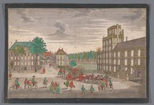 View of the Buitenhof in The Hague, 1742-1801. Creator: Johann Friedrich Leizelt.