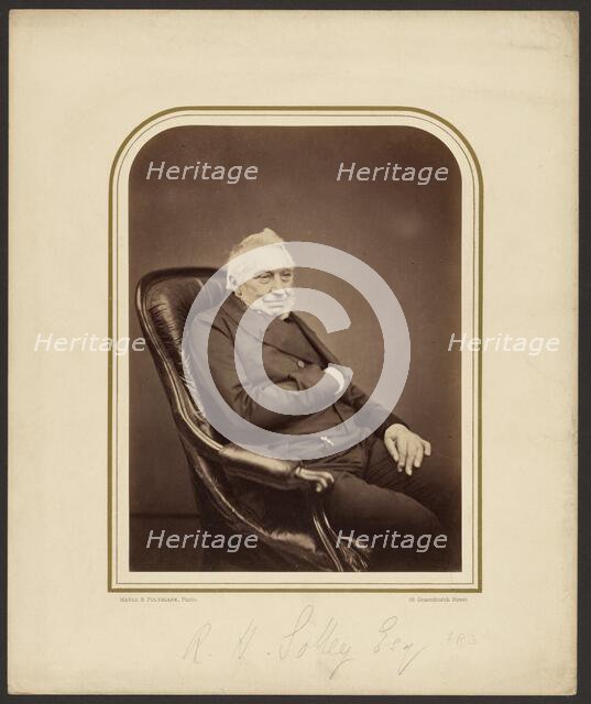R.H. Solly, Esq., F.R.S., 1855. Creator: Maull & Polyblank.