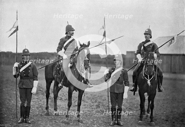 Troopers of the South Australian Cavalry, 1896. Artist: Gregory & Co