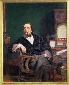 Charles Dickens, English novelist, 19th century. Artist: William Powell Frith