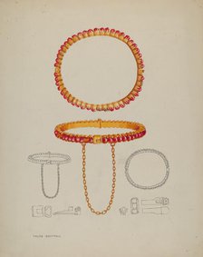 Bracelet, c. 1937. Creator: Tulita Westfall.