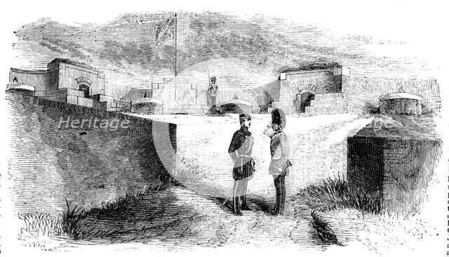 Interior of Seaford Fort, 1858. Creator: Unknown.