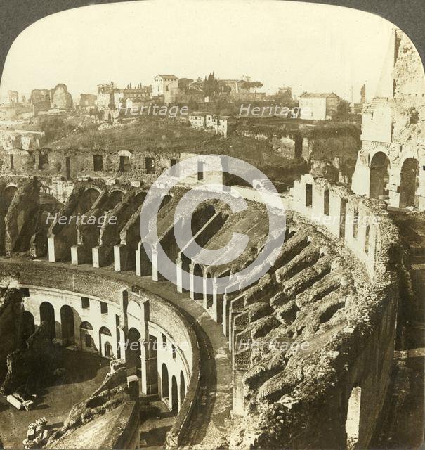 'Palatine hill, southwest from the Colosseum, Rome', c1909. Creator: Unknown.