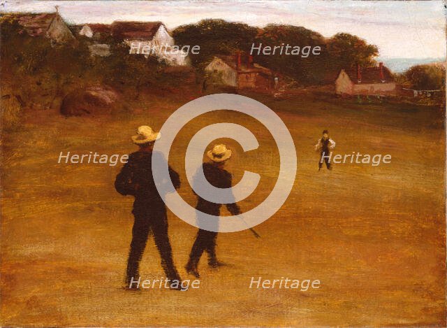 The Ball Players, c1877. Creator: William Morris Hunt.