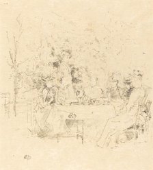 The Garden, 1891. Creator: James Abbott McNeill Whistler.