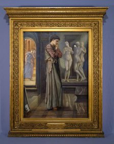 Pygmalion and the Image - The Heart Desires, 1878. Creator: Sir Edward Coley Burne-Jones.