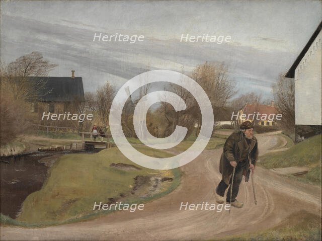Springtime in Hals, Jutland, 1892. Creator: Laurits Andersen Ring.