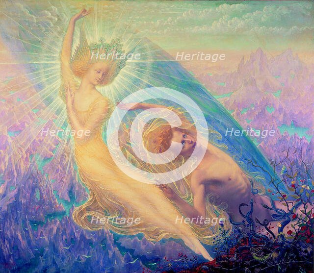 The Angel of Splendor, 1894. Creator: Delville, Jean (1867-1953).