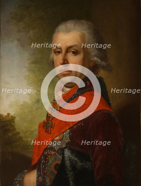 Portrait of Dmitri Prokofievich Troshchinsky (1754-1829), 1800s. Artist: Anonymous  