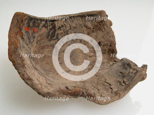 Bow-Drill Fragment, Coptic, 580-640. Creator: Unknown.