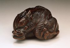 Coiled Dragon, First half of 19th century. Creator: Unknown.