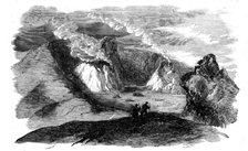 The Crater of Mount Etna in 1809 - from a sketch by Signor Gimmellaro, 1858. Creator: Unknown.