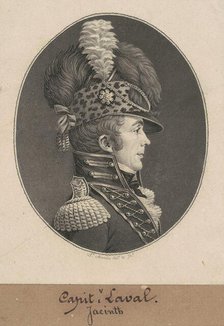 Jacint Laval, 1809. Creator: Charles Balthazar Julien Févret de Saint-Mémin.