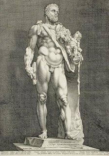 The Emperor Commodus...Hercules, 1591. Creator: Hendrik Goltzius.