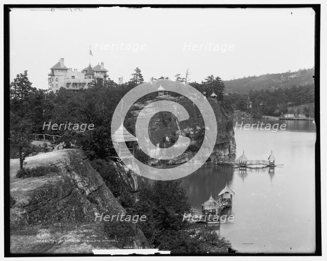 The Bathing place, Lake Mohonk, c1902. Creator: Unknown.