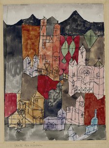 Stadt der Kirchen (City of Churches), 1918. Creator: Klee, Paul (1879-1940).