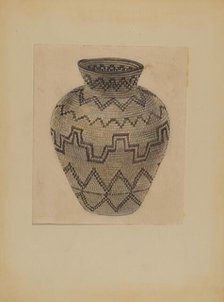 Basket, c. 1935. Creator: Michael Trekur.