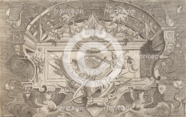 Targhe ed altri ornati di varie e capricciose invenzioni (Cartouches and other ornaments o..., 1773. Creator: Unknown.