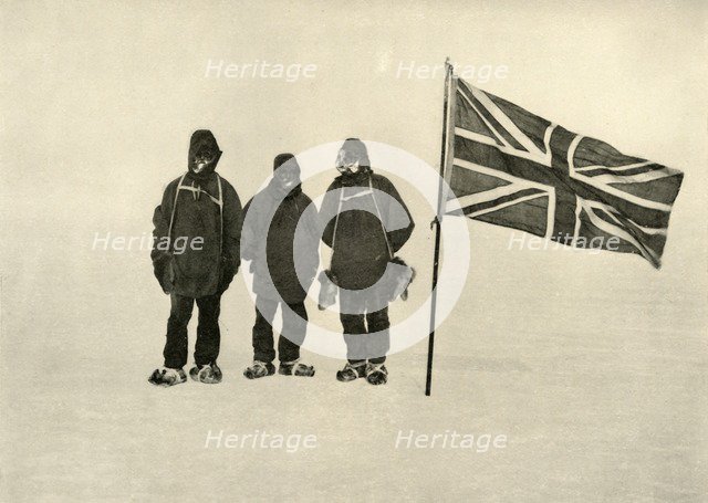 'Farthest South', 9 January 1909. Artist: Eric Marshall.