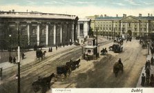 'College Green - Dublin', late 19th-early 20th century. Creator: Unknown.