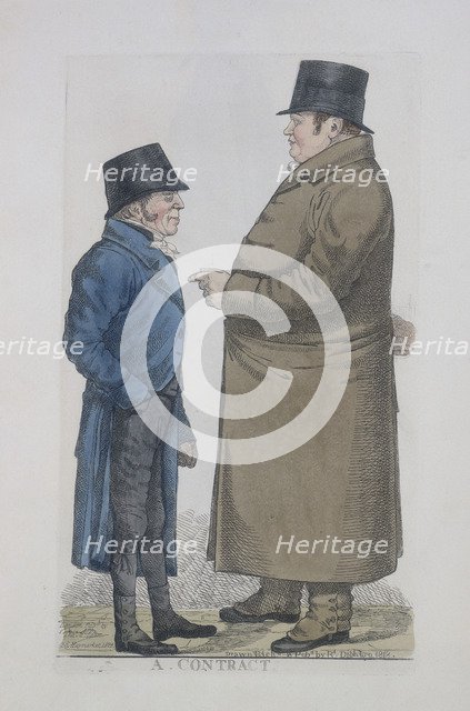 'A - Contract', 1818. Artist: Richard Dighton