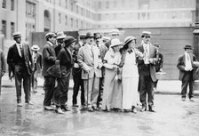 Alexander Berkman, Becky Edelson, Louise Berger, 1914. Creator: Bain News Service.