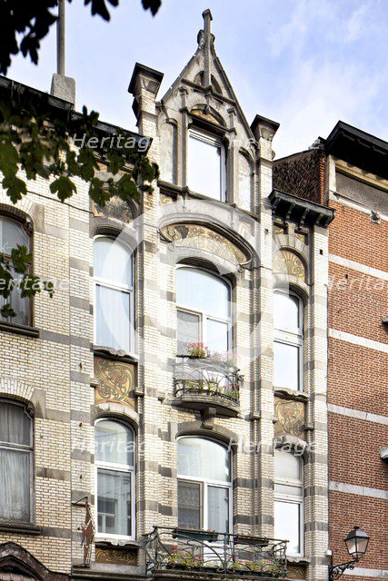 19 Rue Ernest Solvay, (1906), c2014-2017. Artist: Alan John Ainsworth.