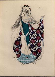 Costume design for the ballet Artémis troublée by Paul Paray, 1922. Artist: Bakst, Léon (1866-1924)