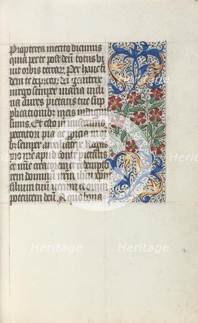 Book of Hours (Use of Rouen): fol. 24r, c. 1470. Creator: Master of the Geneva Latini (French, active Rouen, 1460-80).