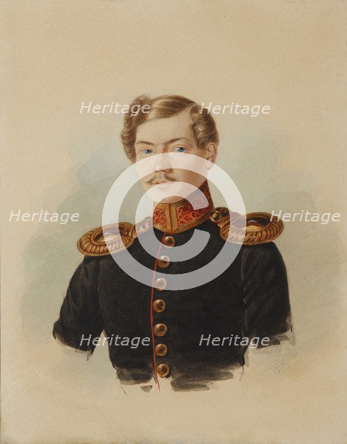 Vasily Vasilievich Engelhardt (1814-1868), 1838.