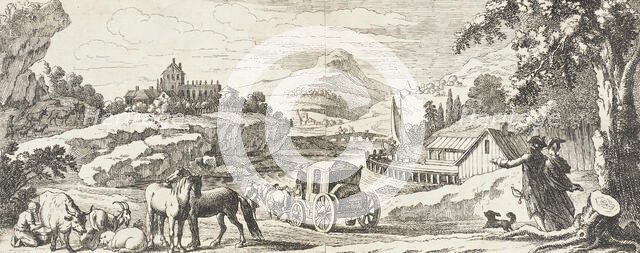 Illustration for Basedow's 'Elementary Work', 1770. Creator: Daniel Nikolaus Chodowiecki.