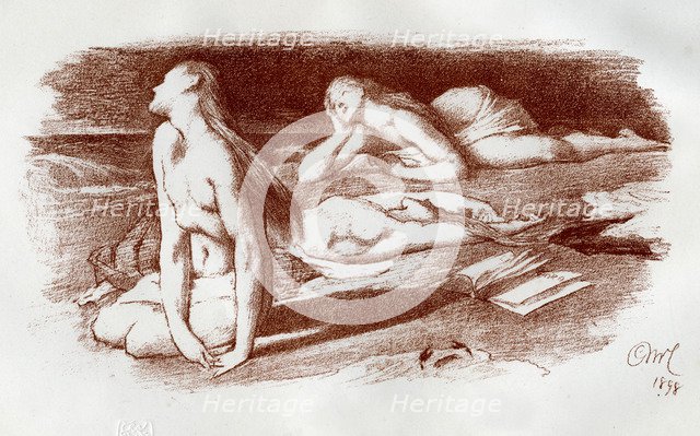 'The Dreamers', 1898.Artist: Georges McCulloch