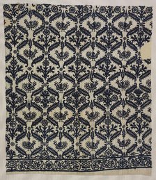 Fragment of a Bed Curtain, 1600s - 1700s. Creator: Unknown.