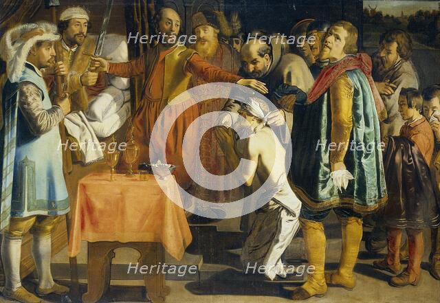 Willem III, Count of Holland, Ordering the Beheadal of the Bailiff of Zuid Holland, 1336, 1620-1649. Creator: Simon Henrixz.