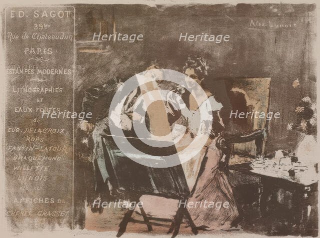 Ed. Sagot Estampes Modernes, 1894. Creator: Alexandre Lunois.