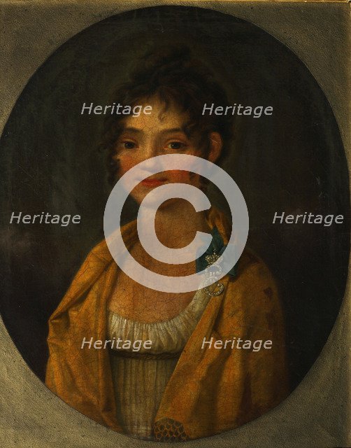 Portrait of Countess Anna Alexeyevna Orlova of Chesma (1785-1848), c. 1805-1810. Artist: Anonymous  