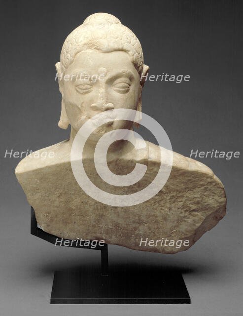 Bust of Buddha, c. 3rd century. Creator: Unknown.
