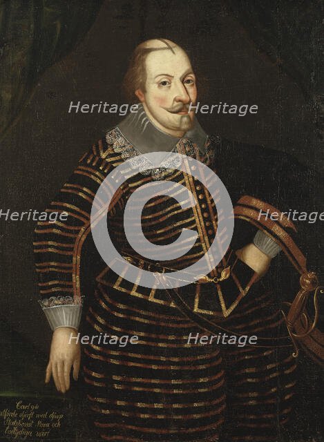 Charles IX, 1550-1611, King of Sweden, c16th century. Creator: Anon.