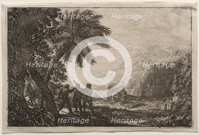 Landscape with Brigands, 1633. Creator: Claude Lorrain (French, 1604-1682).