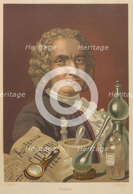 Portrait of Hilaire-Marin Rouelle (1718-1779), 1879. Creator: Planella y Rodríguez, Juan (1849-1910).