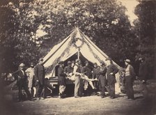 Operating Tent, Camp Letterman, Gettysburg, Pennsylvania, 1863. Creator: Possibly by Weaver Brothers.