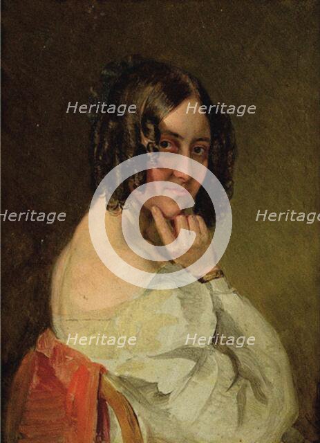 Baroness Therese von Droßdik, née Malfatti (1792-1851). Creator: Saar, Karl (Carl) von (1797-1853).