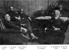 'Les evenements de Grece; Une reunion des ministres de l'Entente a la Legation de France', 1916. Creator: Unknown.
