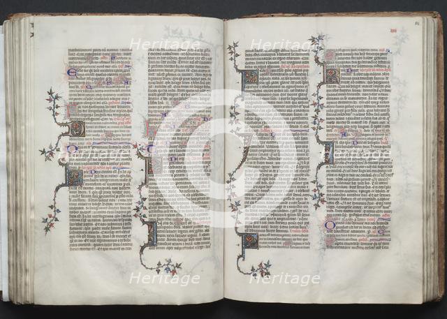 The Gotha Missal: Fol. 84r, Text, c. 1375. Creator: Master of the Boqueteaux (French); Workshop, and.