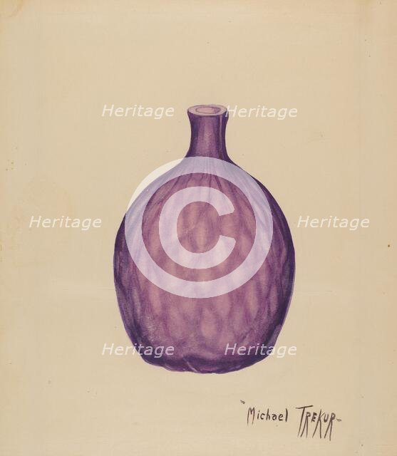 Flask, c. 1936. Creator: Michael Trekur.