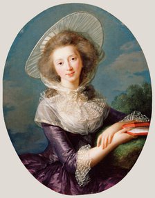 The Vicomtesse de Vaudreuil, 1785. Creator: Elisabeth Louise Vigee-LeBrun.