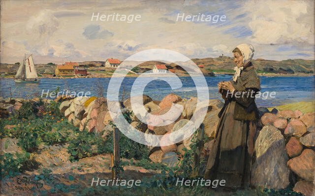 From the Norwegian Archipelago, 1894. Creator: Eilif Peterssen.