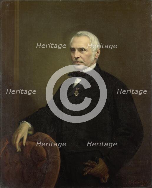 Cornelis Outshoorn (1810-75). Engineer and Architect, 1850-1870. Creator: Moritz Calisch.