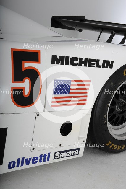 Lancia Martini Le Mans car chasis no 0007 1983. Artist: Simon Clay.