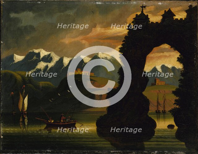 Landscape, mid 19th century. Creator: Thomas Chambers.